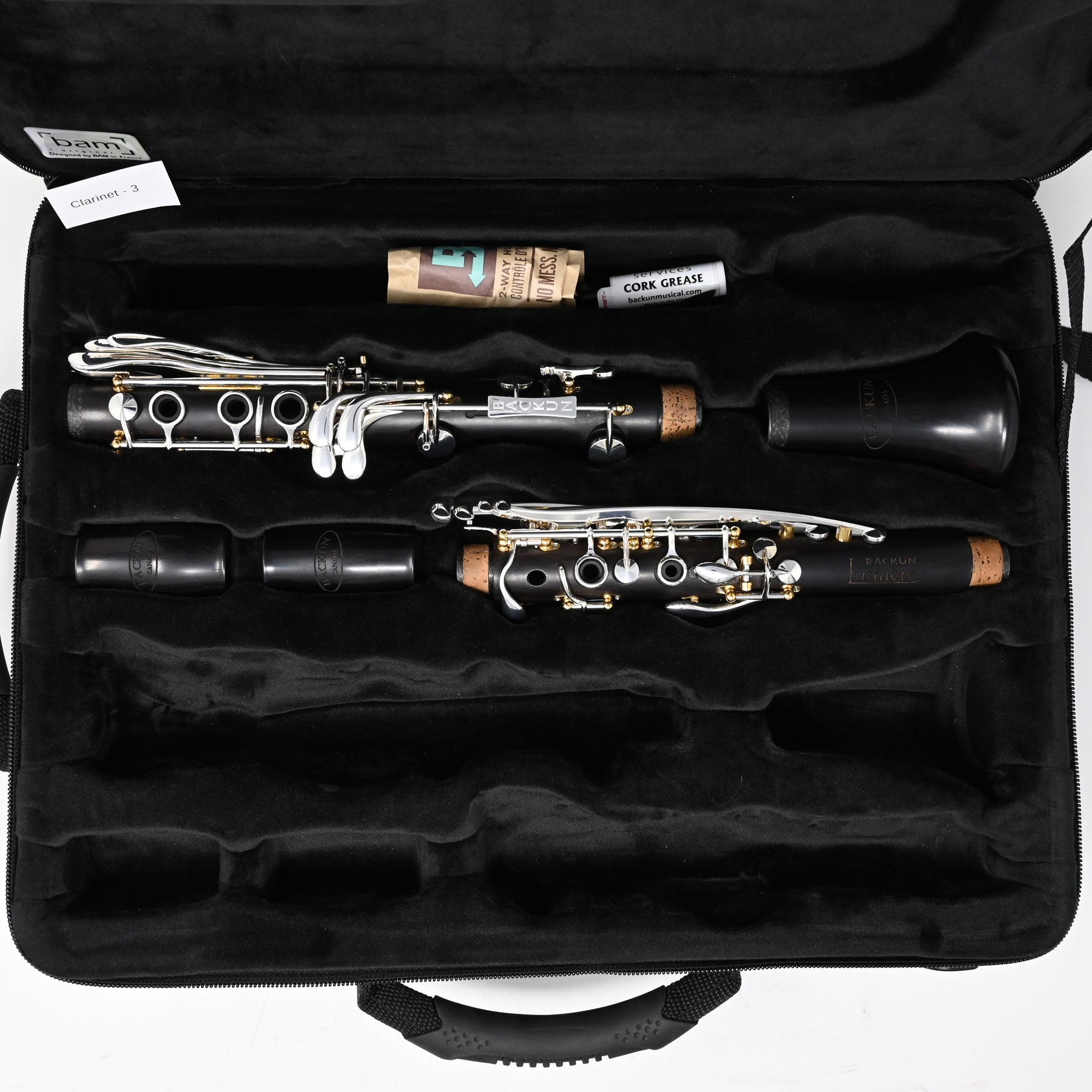 Pre-Owned Lumiere A Clarinet, Grenadilla with Gold Posts/Silver Keys (CL. 3)