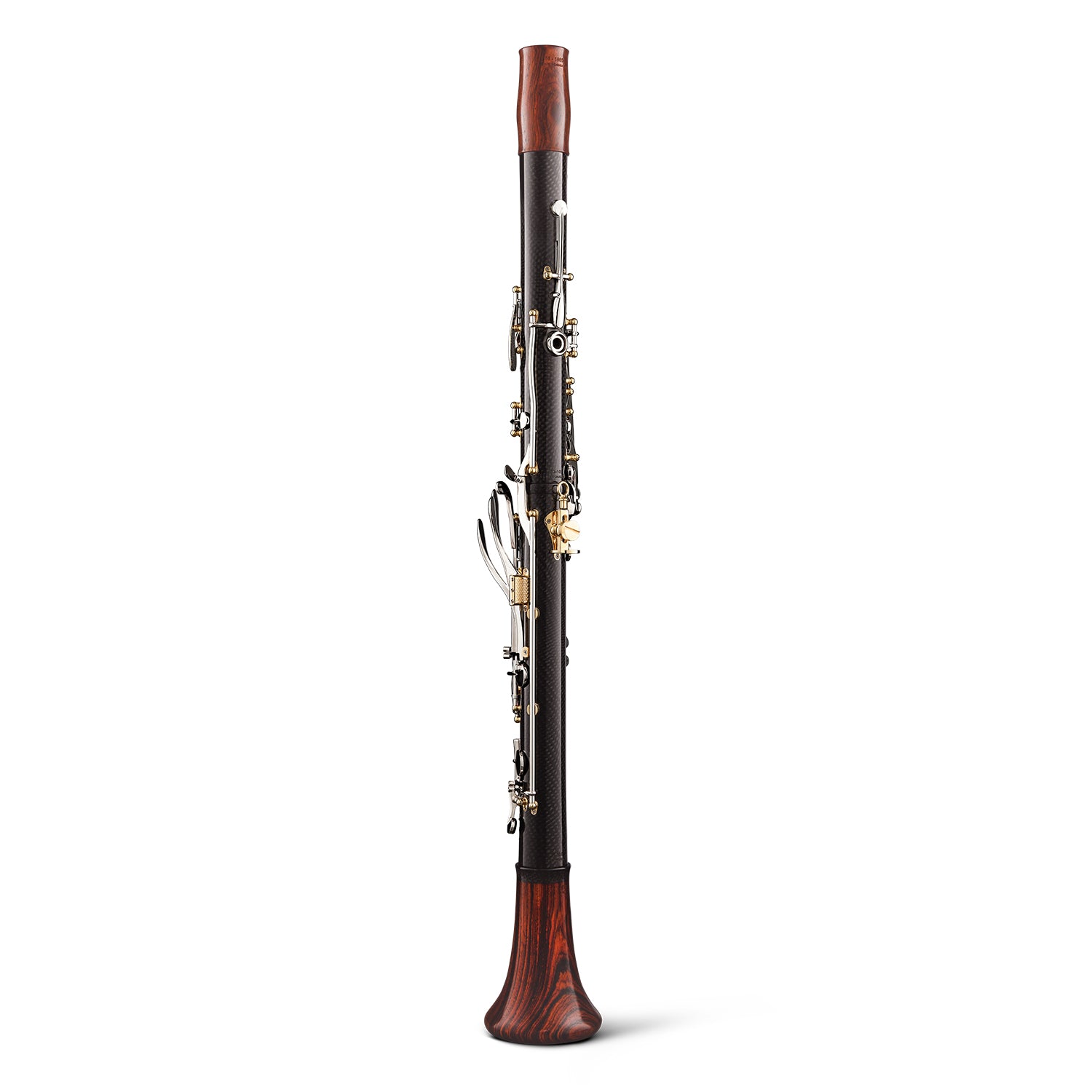 backun-a-clarinet-CG-carbon-cocobolo-silver-with-gold-posts-back