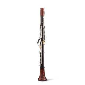 backun-bb-clarinet-CG-carbon-cocobolo-silver-with-gold-posts-back