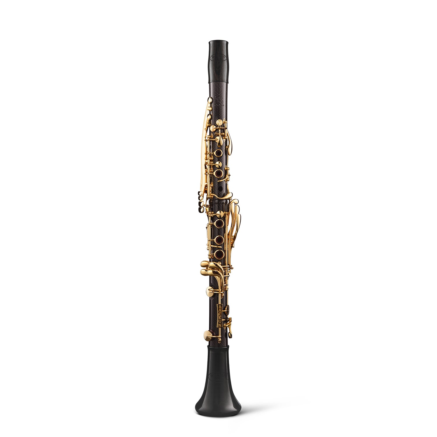 backun-bb-clarinet-CG-carbon-grenadilla-gold-front