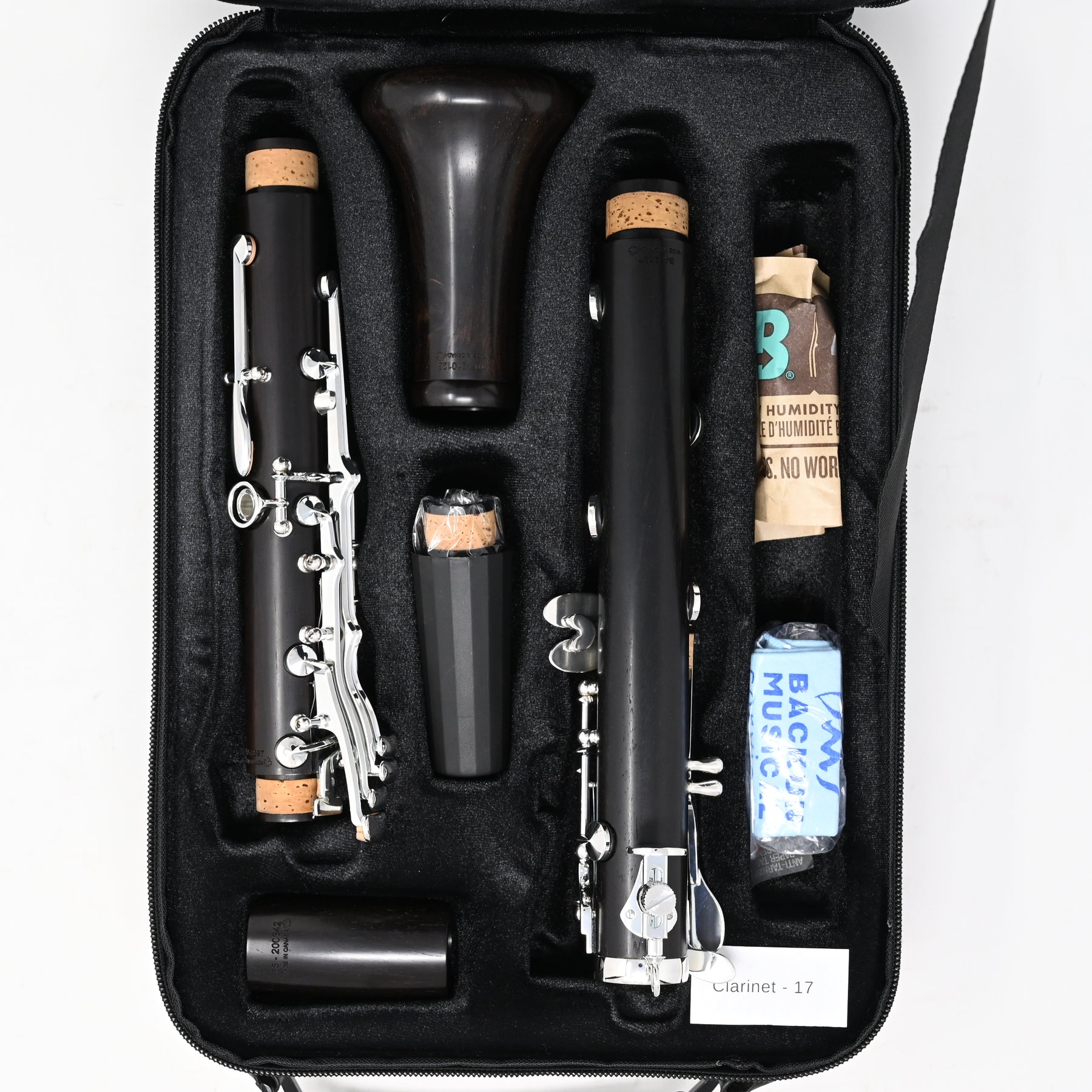 Pre-Owned Beta Bb Clarinet, Grenadilla with Silver Keys (CL. 17)
