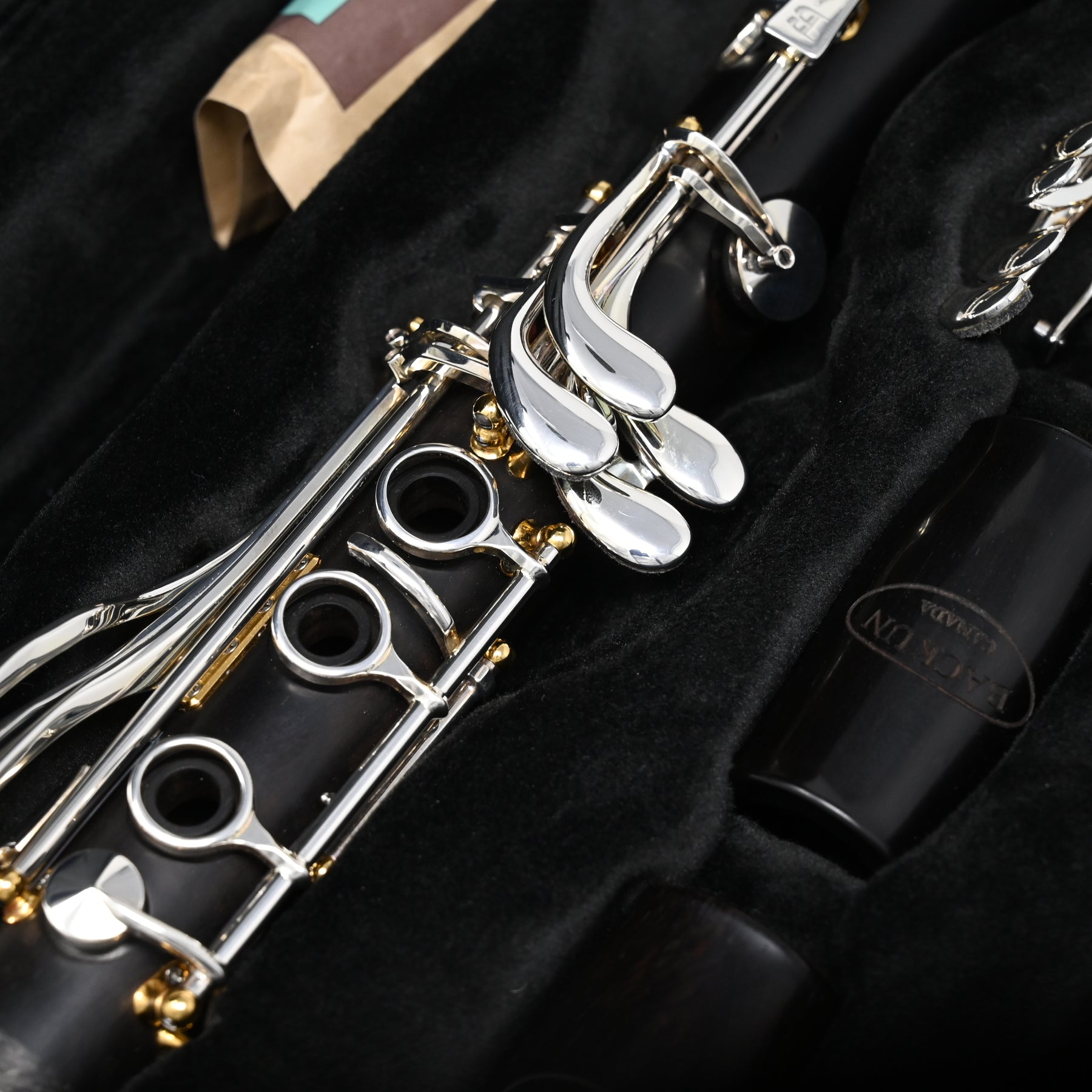 Demo Lumiere A Clarinet, Grenadilla with Gold Posts/Silver Keys (CL. 3)