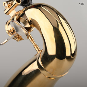 Gold Plated Buffet Prestige Bass Clarinet Bell with Silver Key (#100)