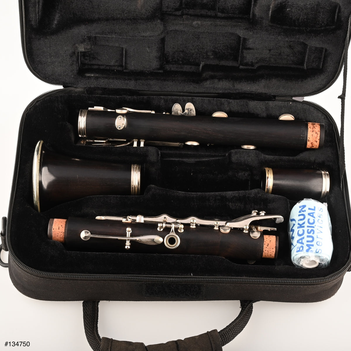 Pre-Owned Buffet R13 Bb Clarinet, Grenadilla with Silver Keys