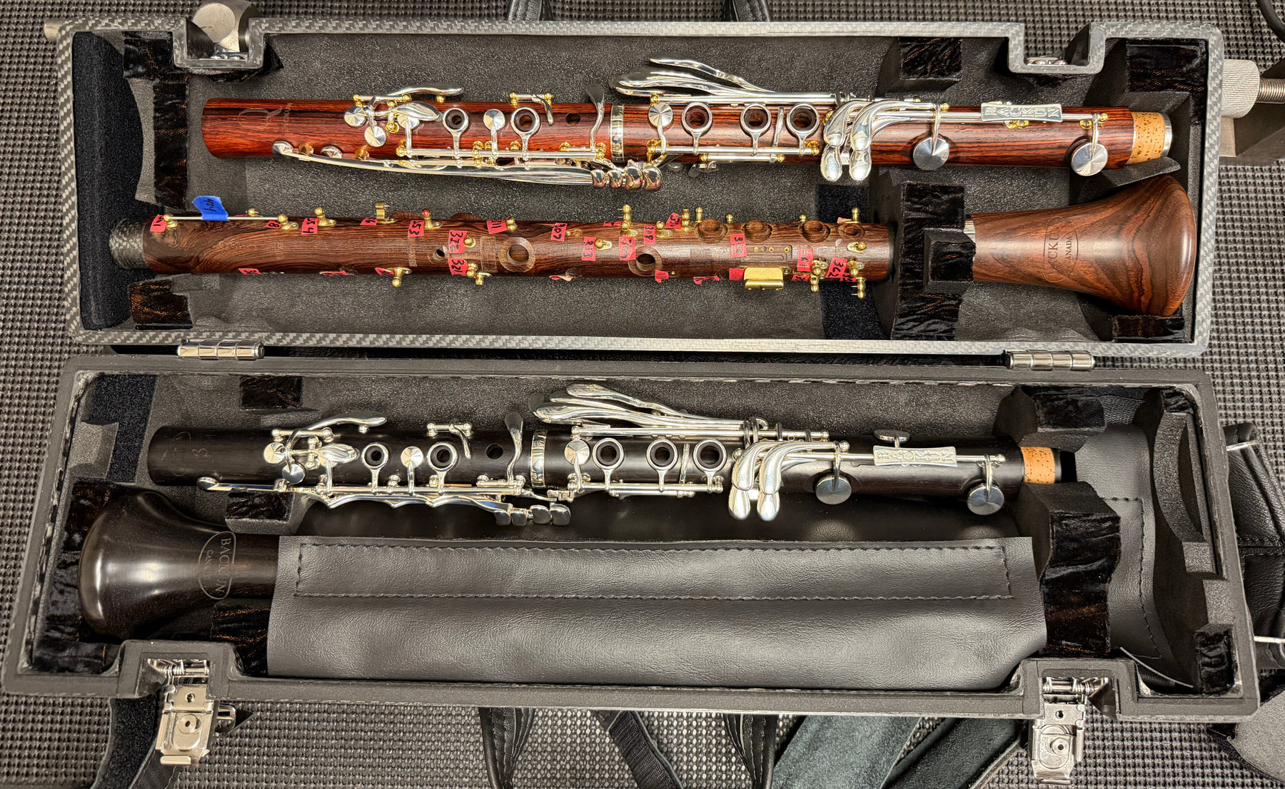 Wiseman Carbon Fibre Triple Clarinet Case