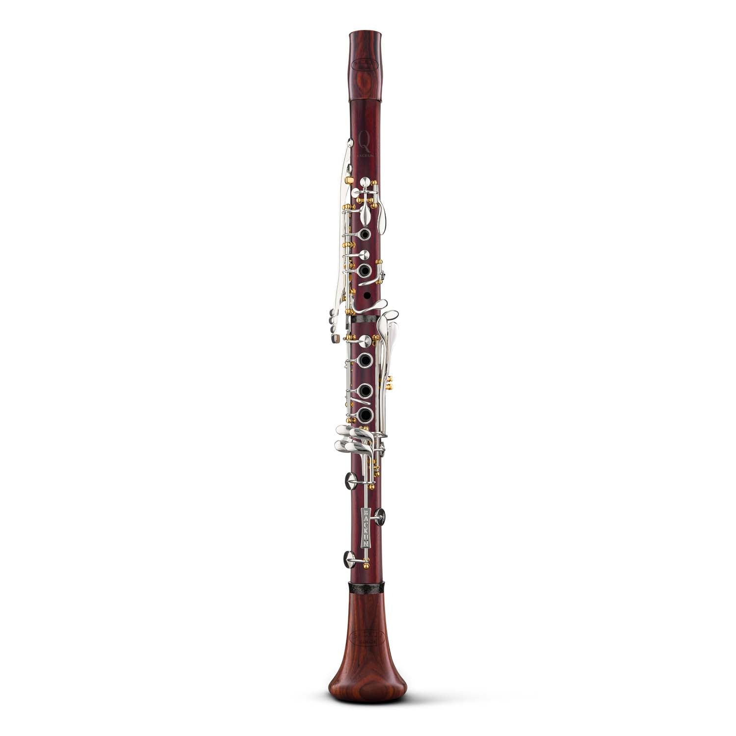 backun-a-clarinet-Q-series-cocobolo-silver-with-gold-posts-front_acc0a7d4-d57f-4d64-aab2-1152f436c160