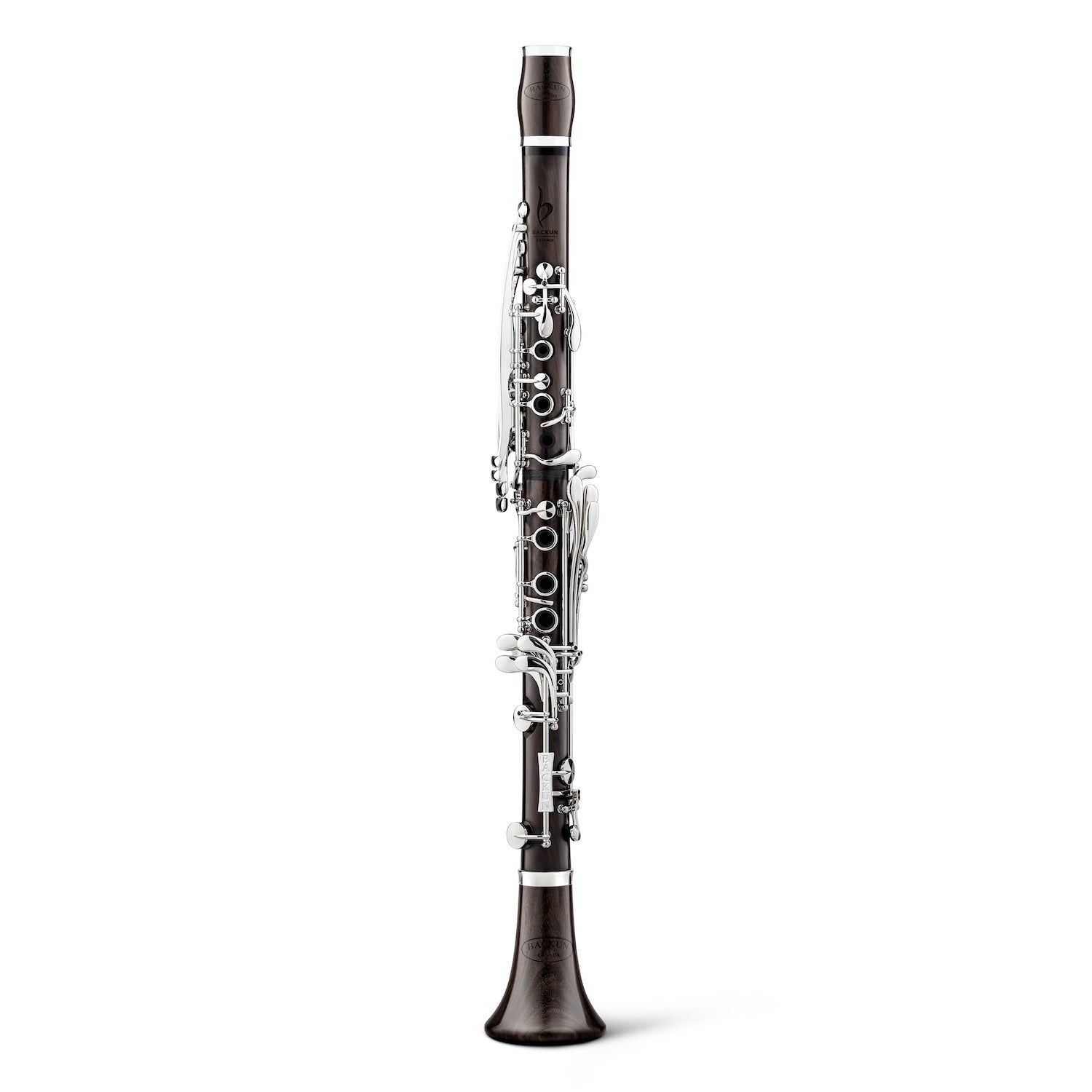 backun-a-clarinet-essence-grenadilla-synthetic-liner-f-vent-silver-front