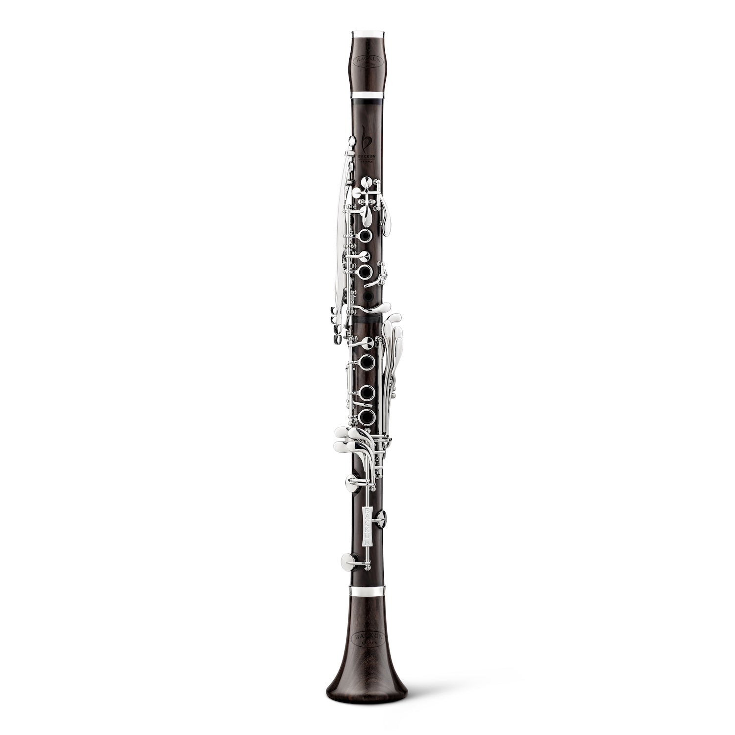 backun-a-clarinet-essence-grenadilla-synthetic-liner-silver-front
