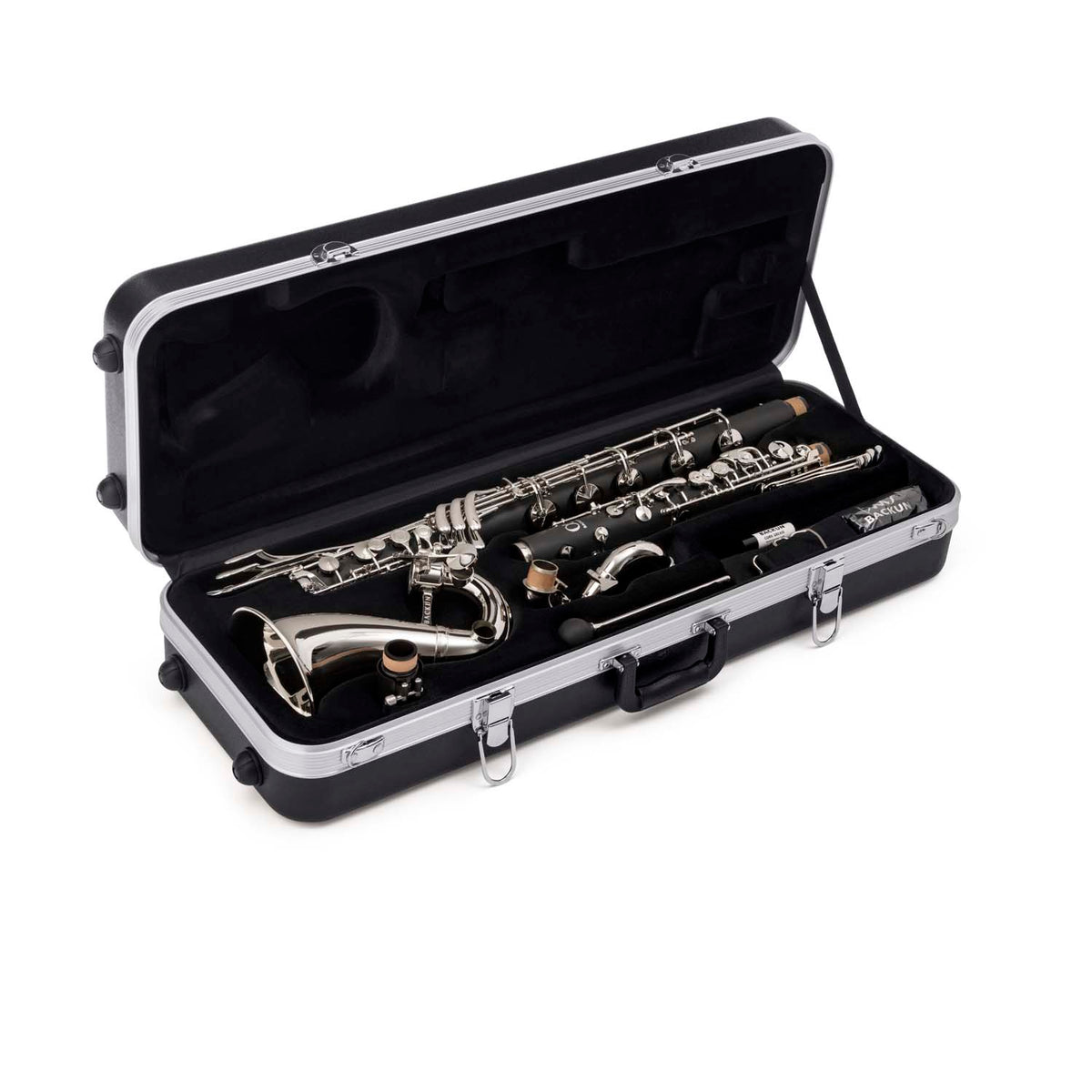 backun-bass-clarinet-alpha-low-c-ABS-case-open-with-alpha-low-c-silver