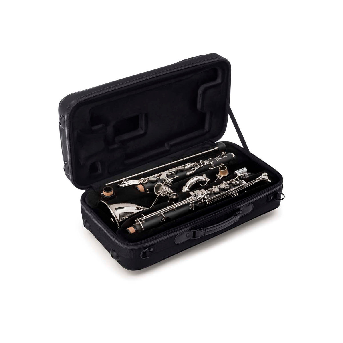 backun-bass-clarinet-alpha-low-eb-backpack-case-open-with-alpha-low-eb-silver