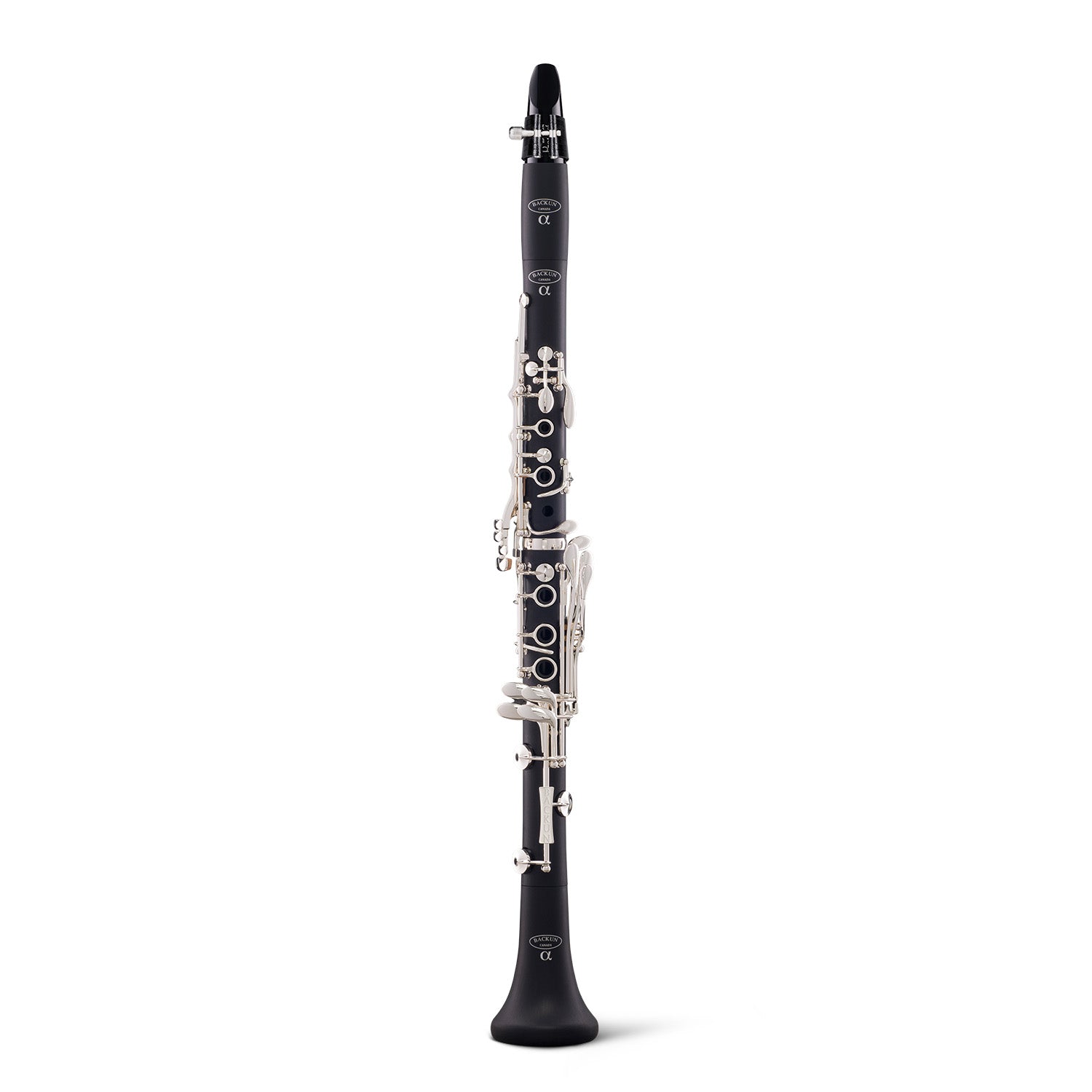 backun-bb-clarinet-alpha-silver-with-eb-key-with-protege-mouthpiece-and-rovner-front