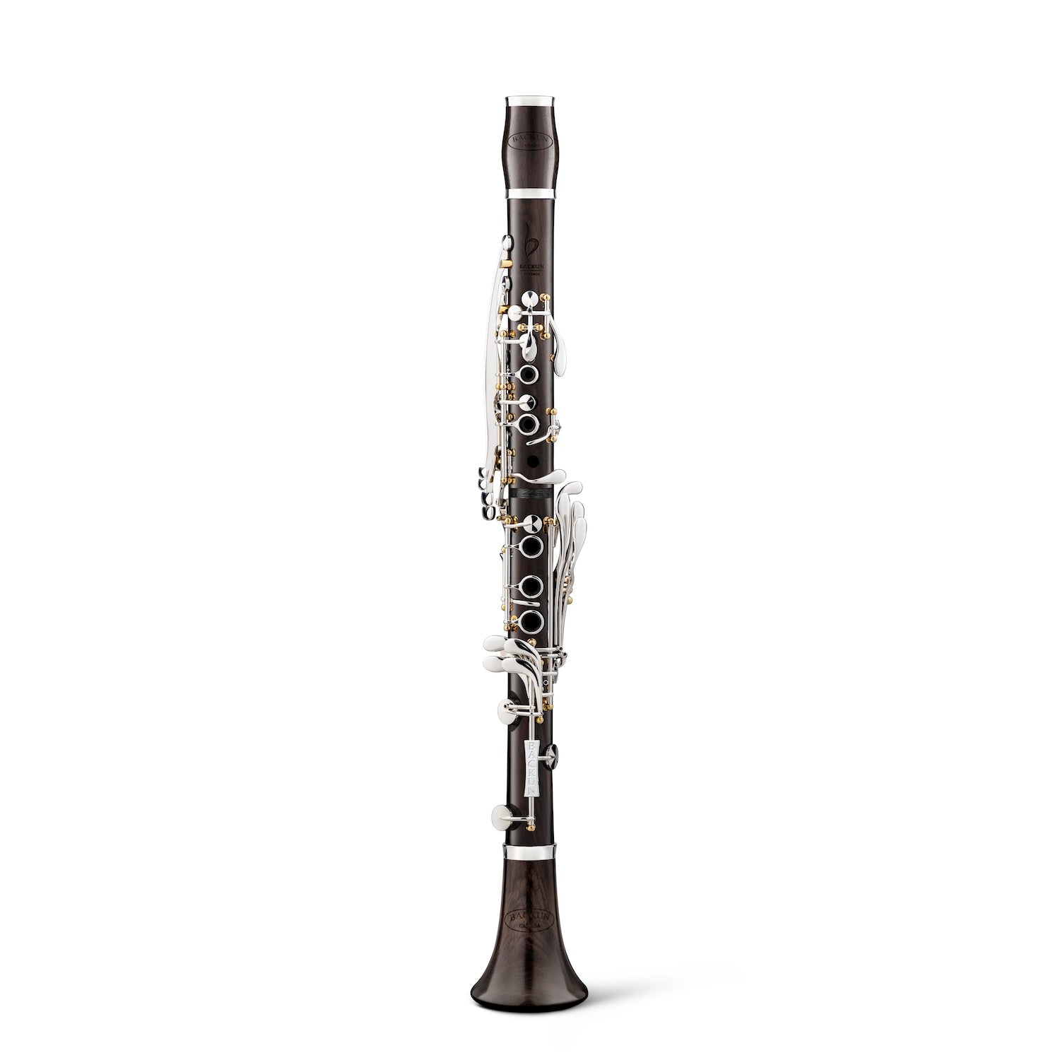 backun-bb-clarinet-essence-grenadilla-silver-with-gold-posts-front