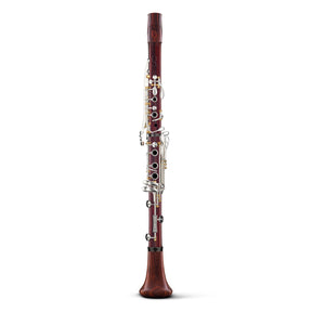 backun-a-clarinet-Q-series-cocobolo-silver-with-gold-posts-with-eb-lever-front