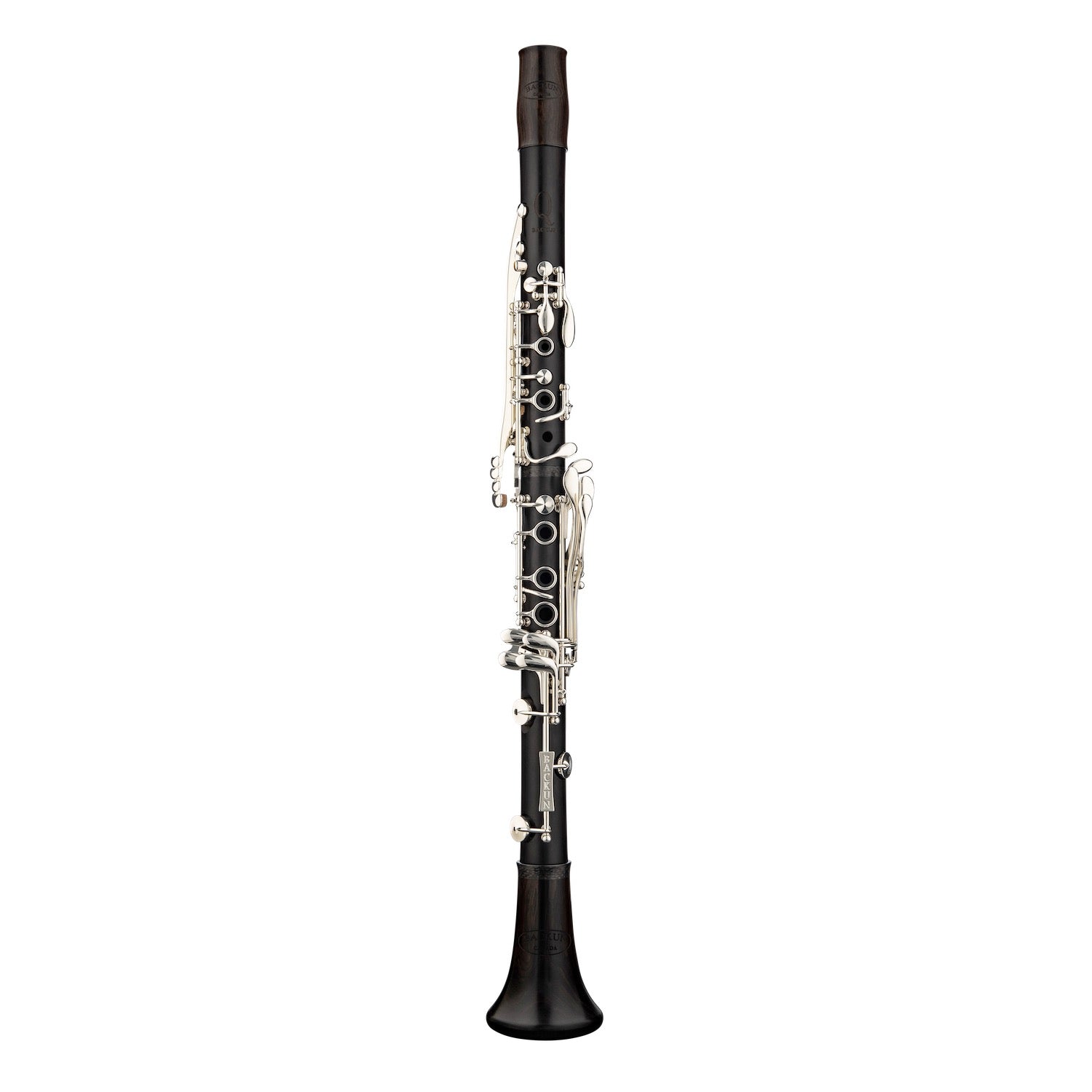 backun-a-clarinet-Q-series-grenadilla-silver-with-eb-lever-front